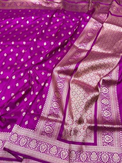Banarasi Pure Katan Silk Saree | Pure Silk | Cutwork Technique | Banarasi Katan Silk Saree