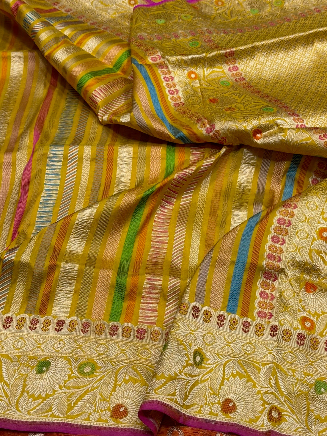 Banarasi Pure Multicolour Silk Saree