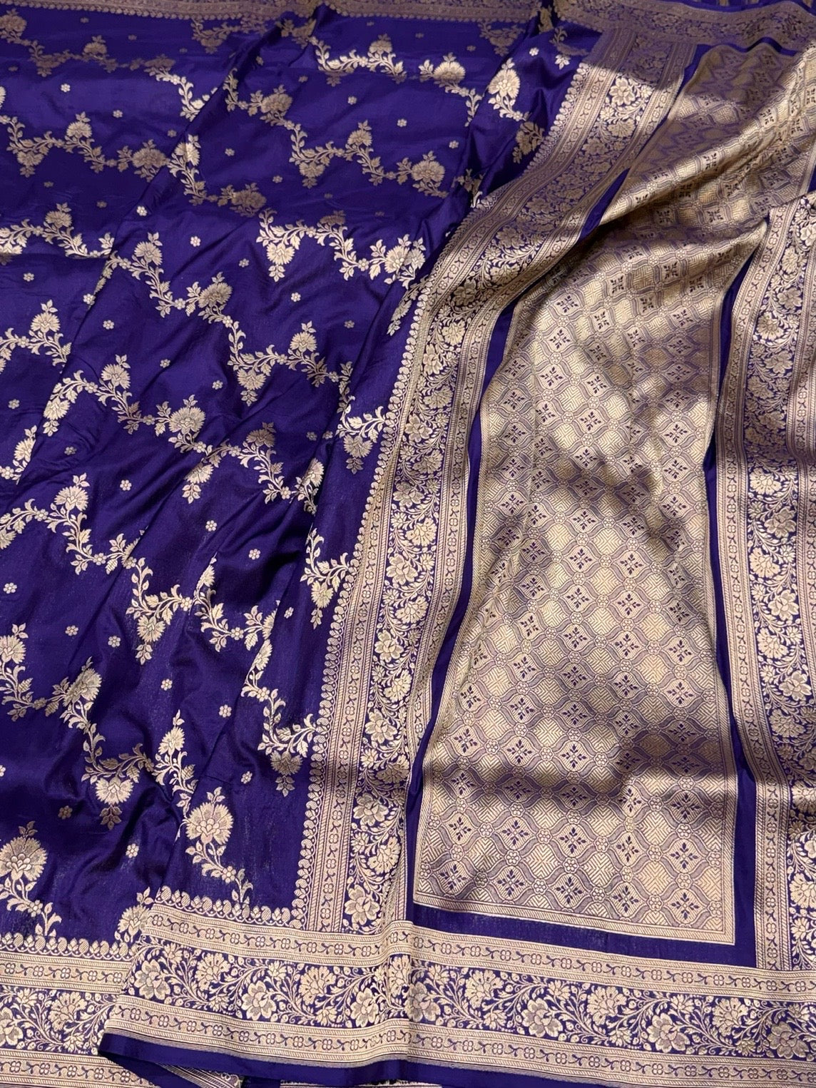 Banarasi Pure Katan Silk Saree | Pure Silk | Cutwork Technique | Banarasi Katan Silk Saree