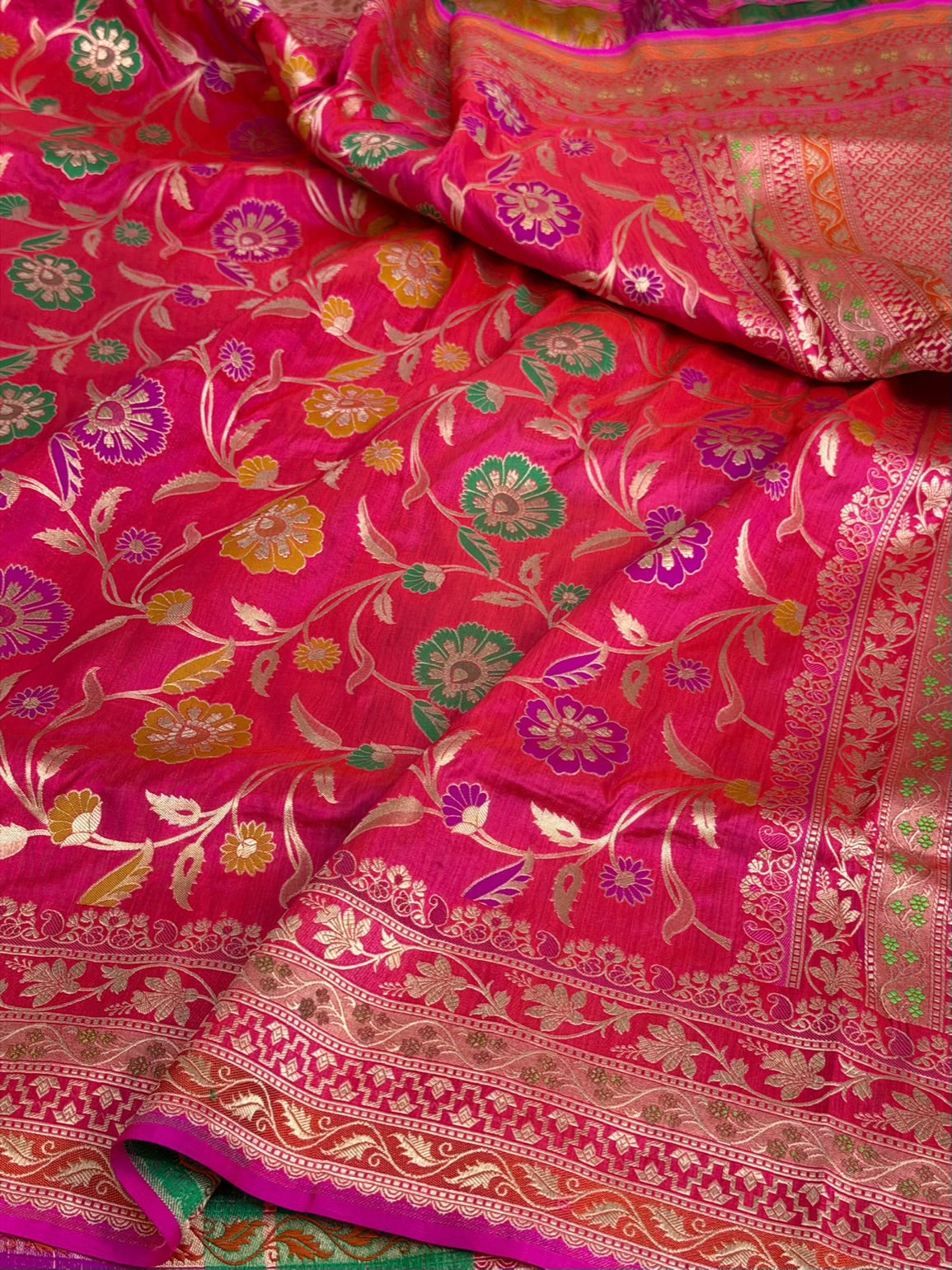 Banarasi Minakari Pure Katan Silk Saree