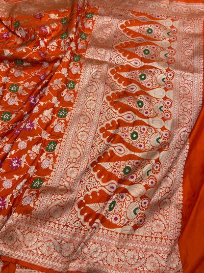 Banarasi Minakari Pure Katan Silk Saree | Pure Silk | Minakari Work | | Banarasi Katan Silk Saree