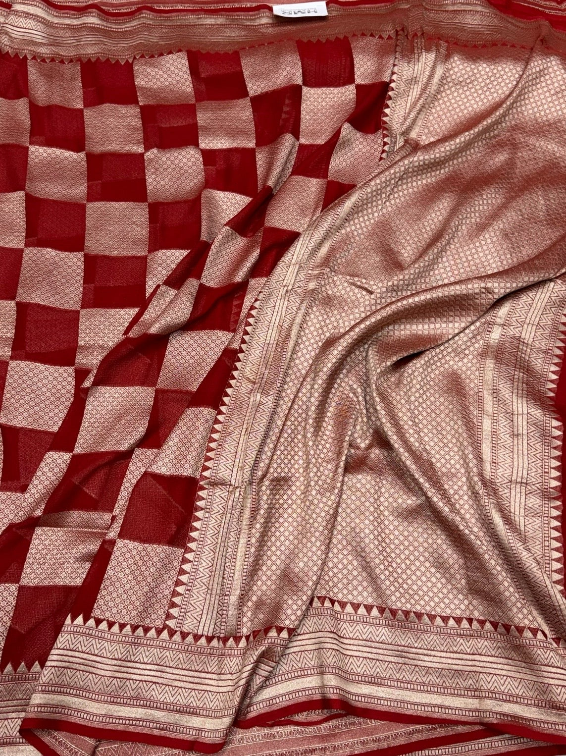 Banarasi Pure Chiffon Georgette Saree