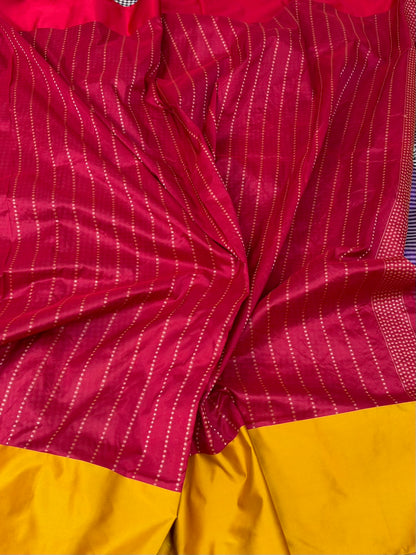 Purple Handwoven Banarasi Pure Katan Silk Saree