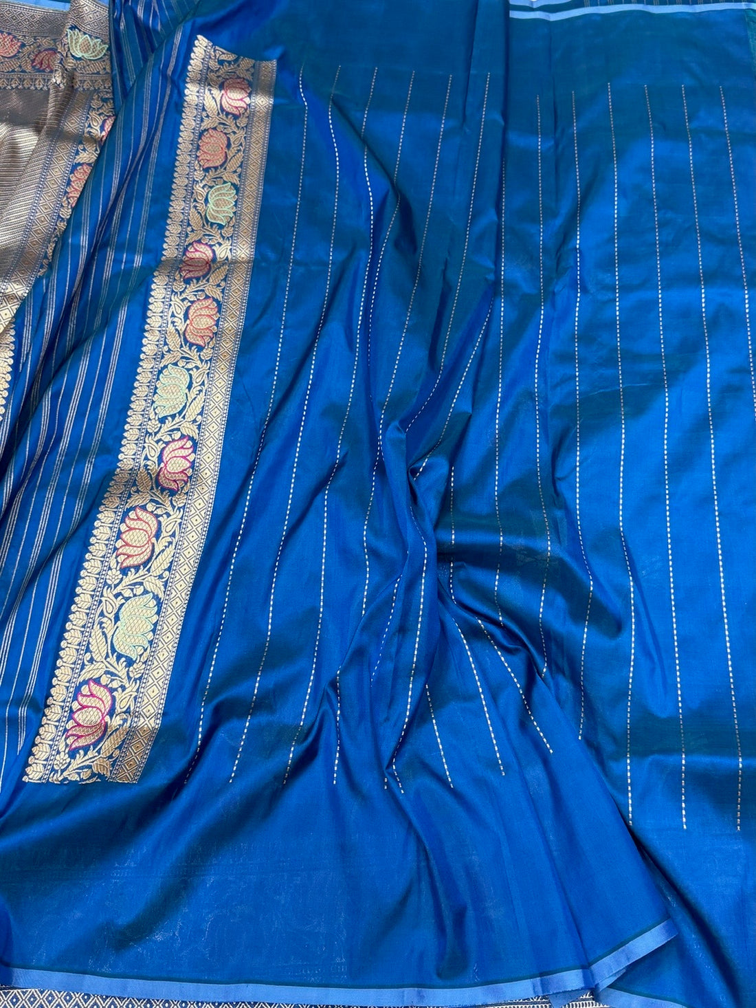 Royal Blue Handwoven Pure Banarasi Silk Saree