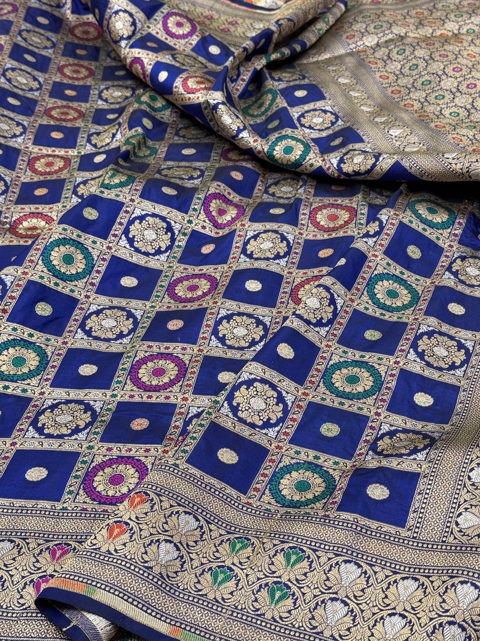 Banarasi Minakari Pure Katan Silk Saree