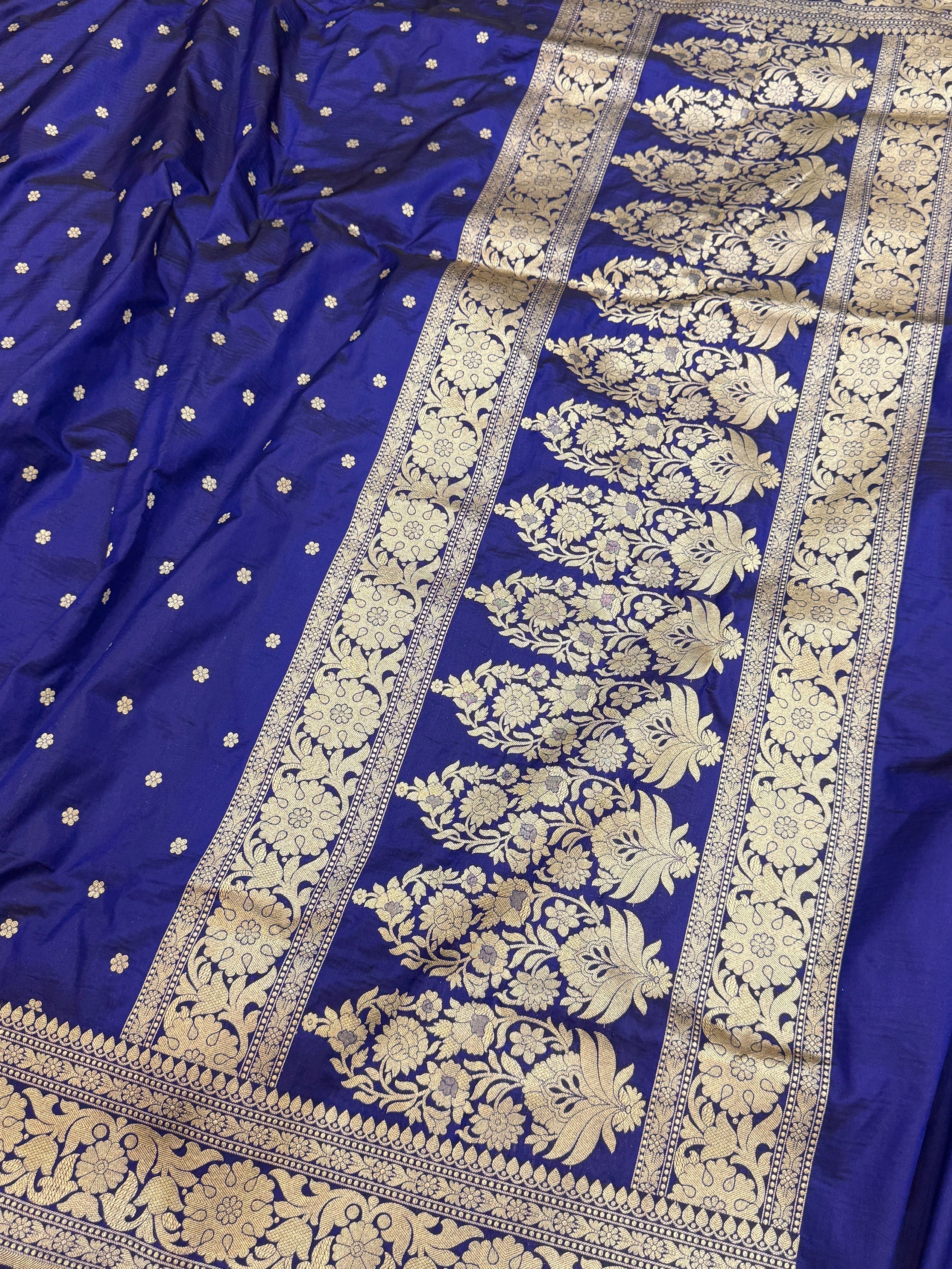 Banarasi Pure Katan Silk Saree | Pure Silk | Cutwork Technique | Banarasi Katan Silk Saree