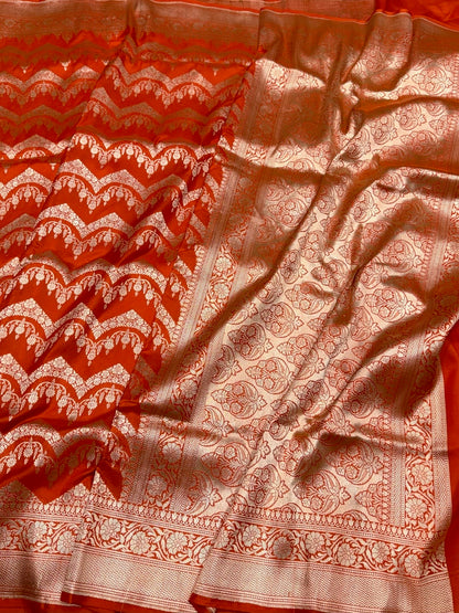 Banarasi Pure Katan Silk Saree | Pure Silk | Cutwork Technique | Banarasi Katan Silk Saree