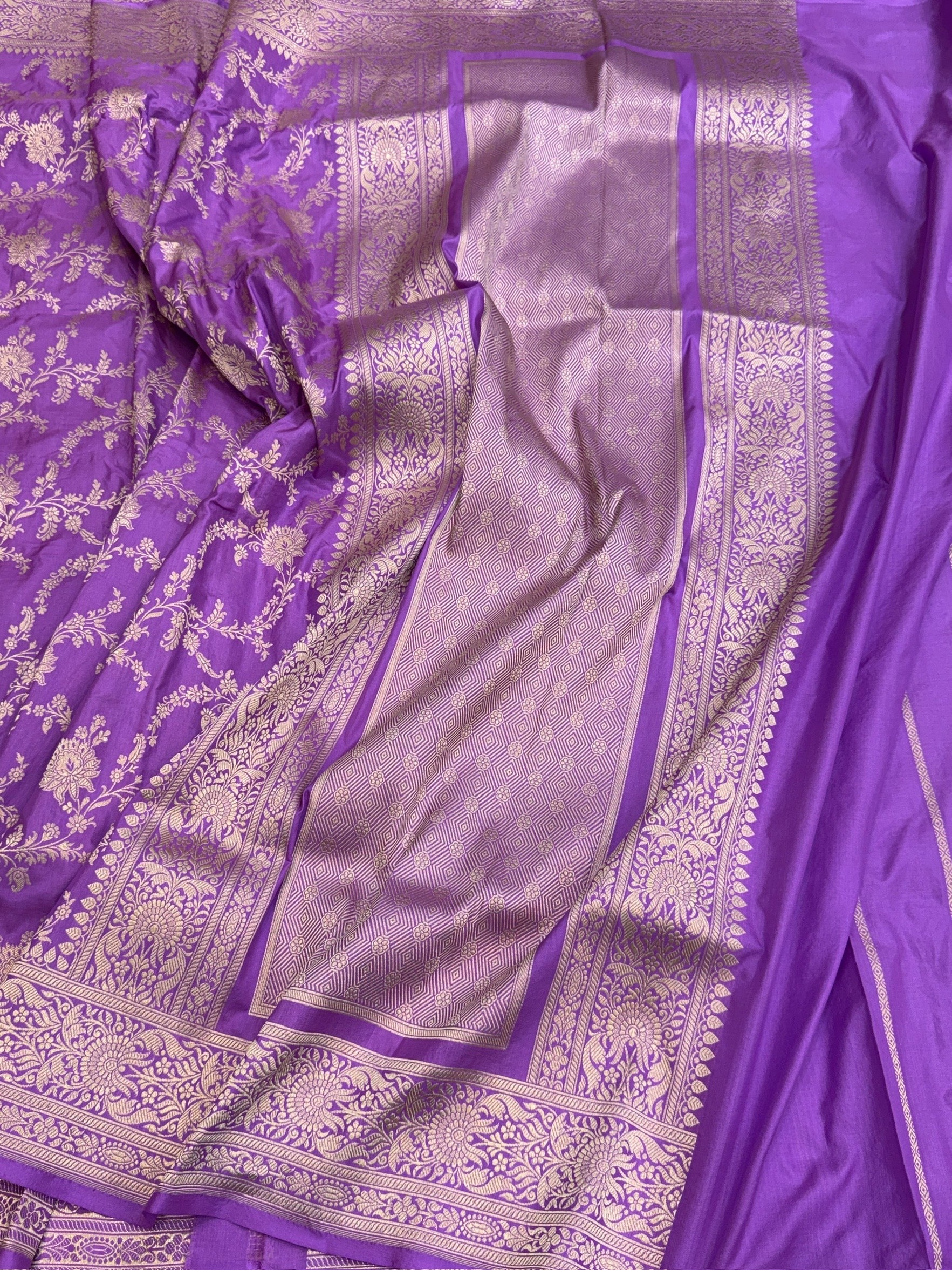 Banarasi Pure Katan Silk Saree | Pure Silk | Cutwork Technique | Banarasi Katan Silk Saree