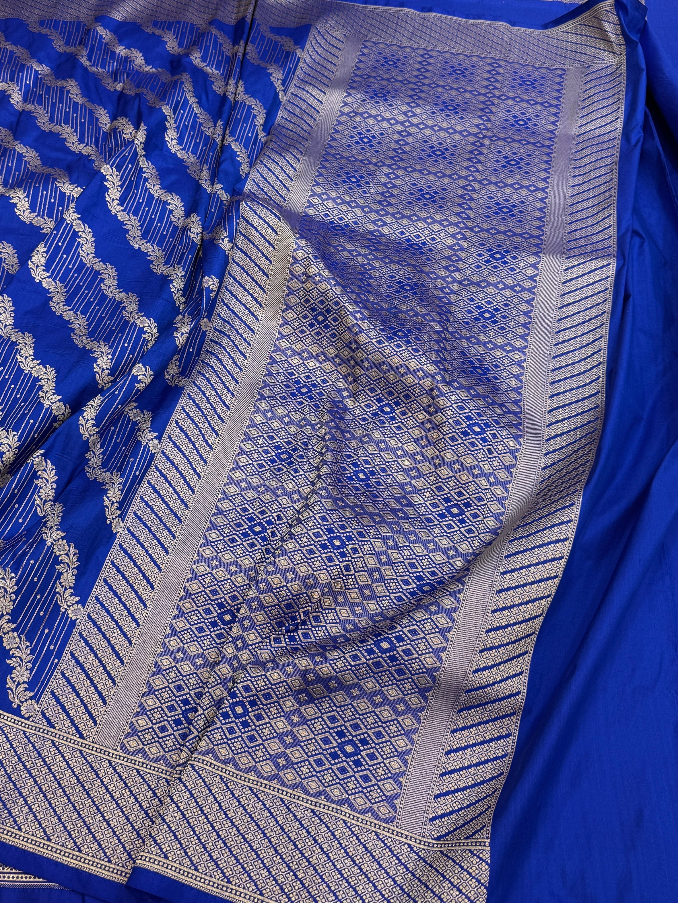 Banarasi Pure Katan Silk Saree | Pure Silk | Cutwork Technique | Banarasi Katan Silk Saree