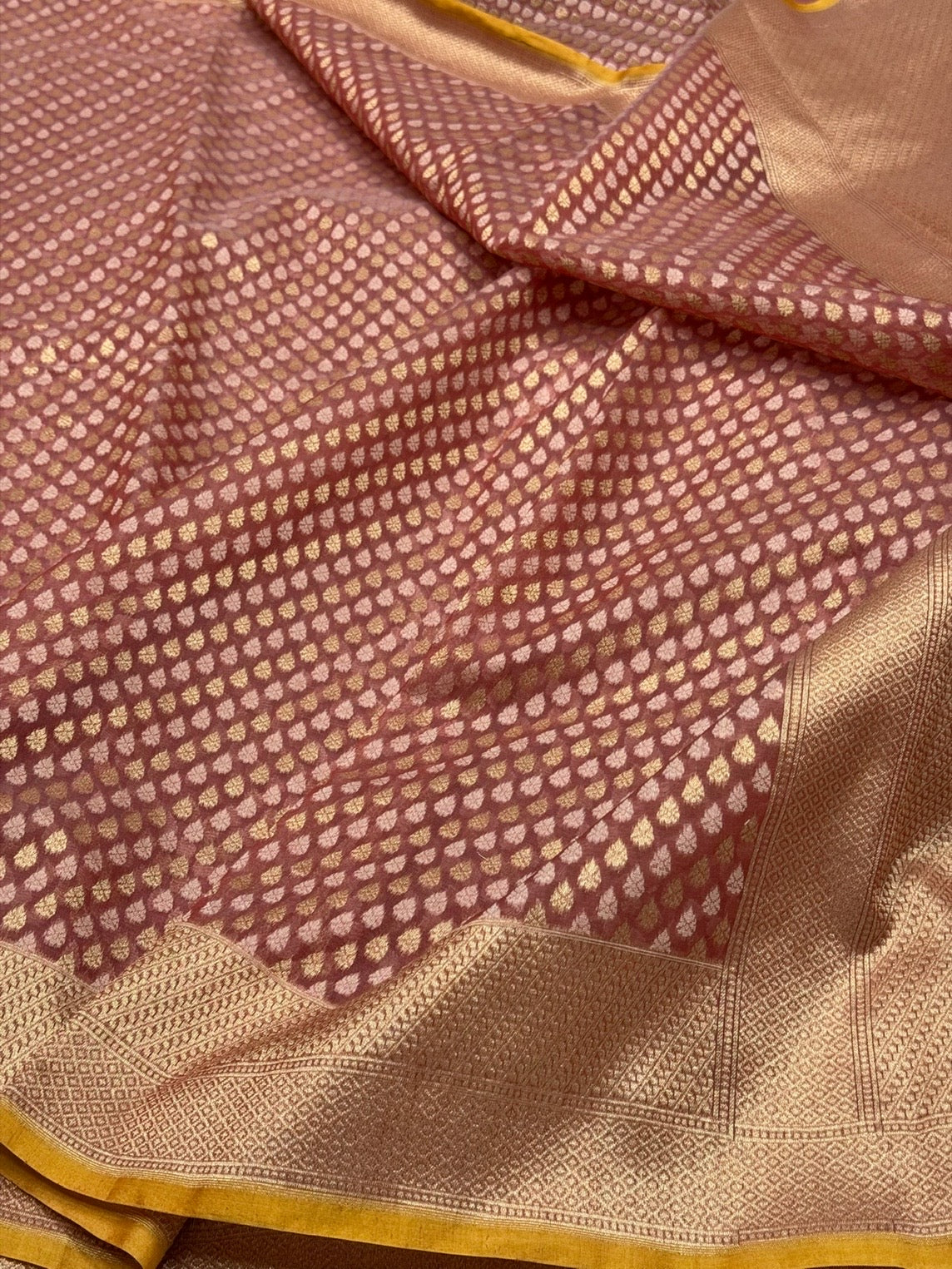 Banarasi Pure Kora Cotton Saree