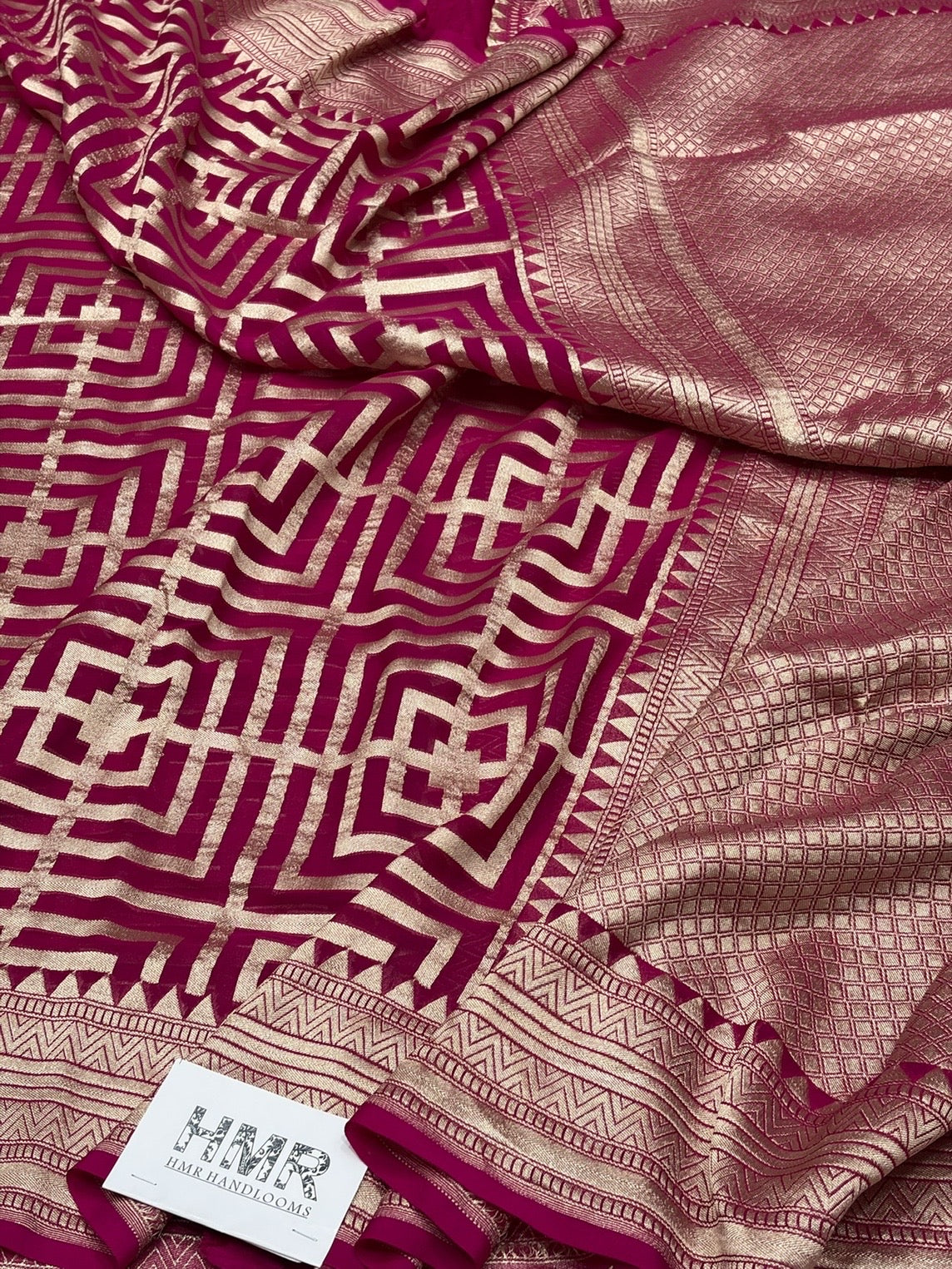 Banarasi Pure Chiffon Georgette Saree