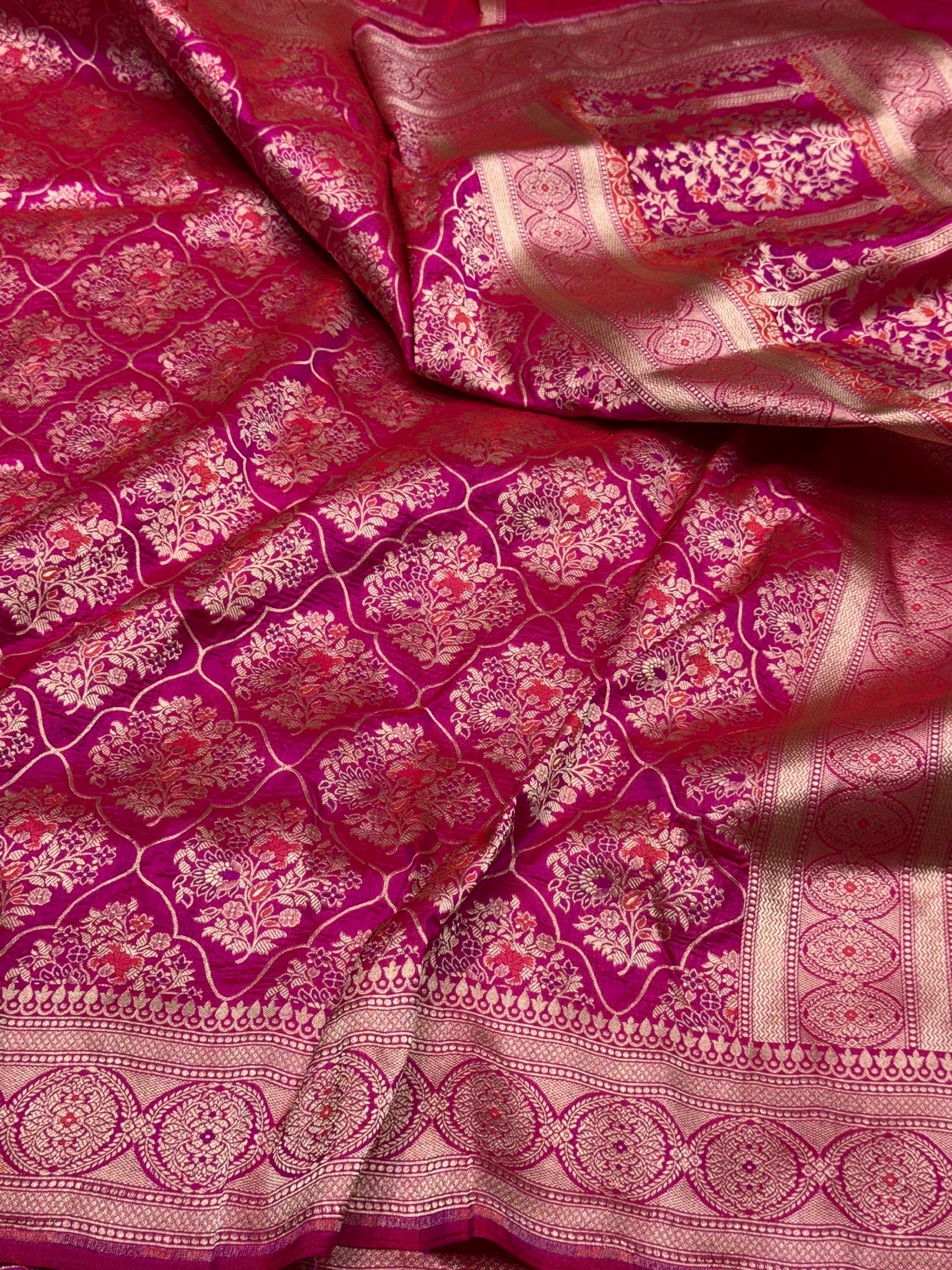 Banarasi Minakari Pure Katan Silk Saree