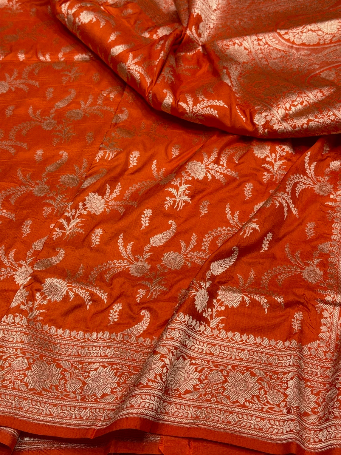 Banarasi Pure Katan Silk Saree | Pure Silk | Cutwork Technique | Banarasi Katan Silk Saree
