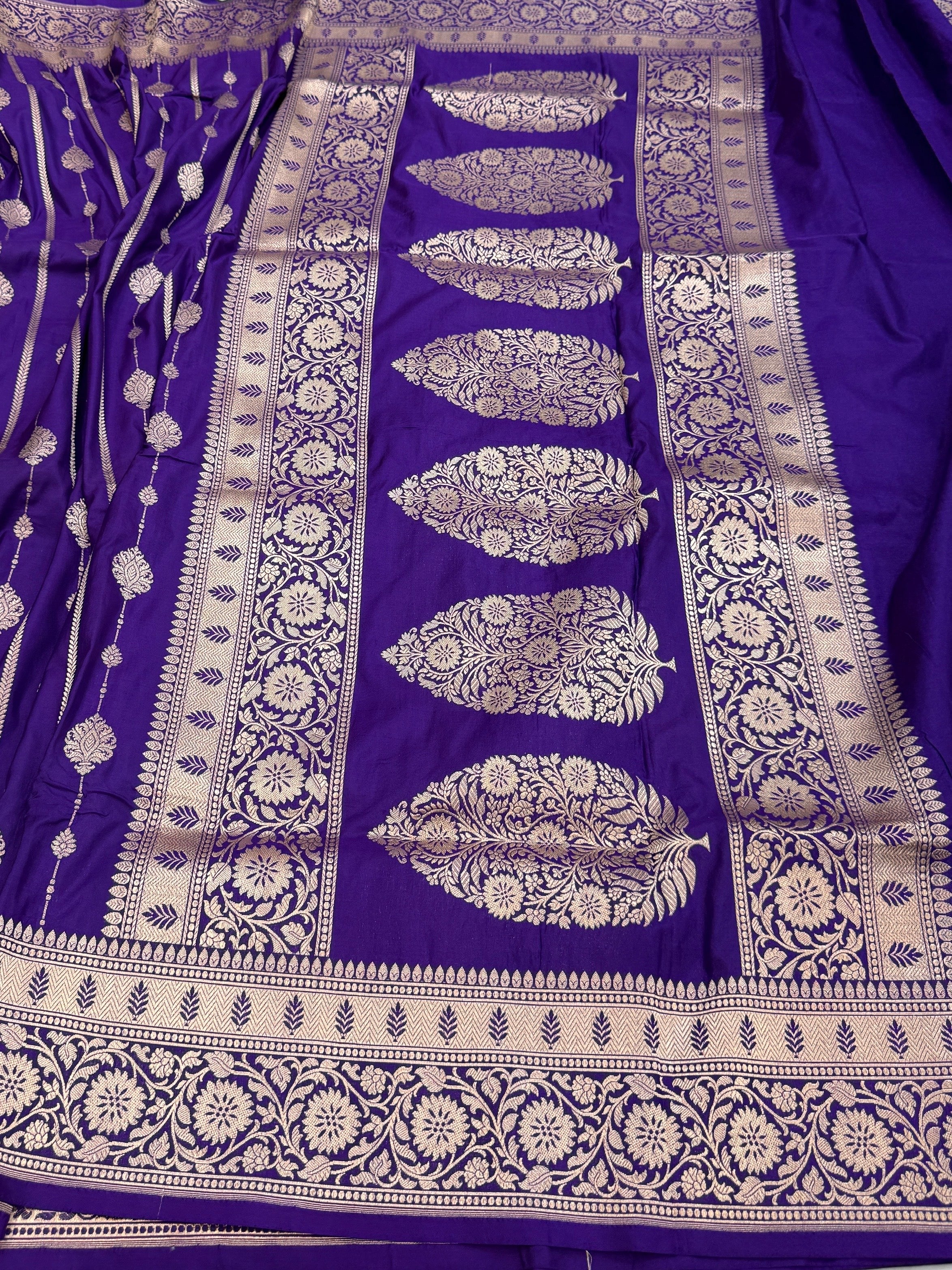 Banarasi Pure Katan Silk Saree | Pure Silk | Cutwork Technique | Banarasi Katan Silk Saree