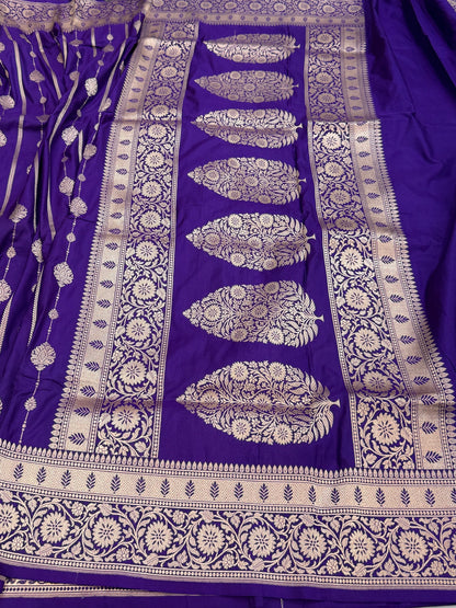 Banarasi Pure Katan Silk Saree | Pure Silk | Cutwork Technique | Banarasi Katan Silk Saree