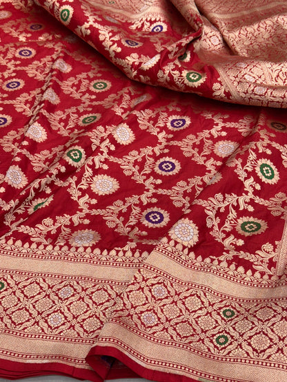 Banarasi Minakari Pure Silk Saree