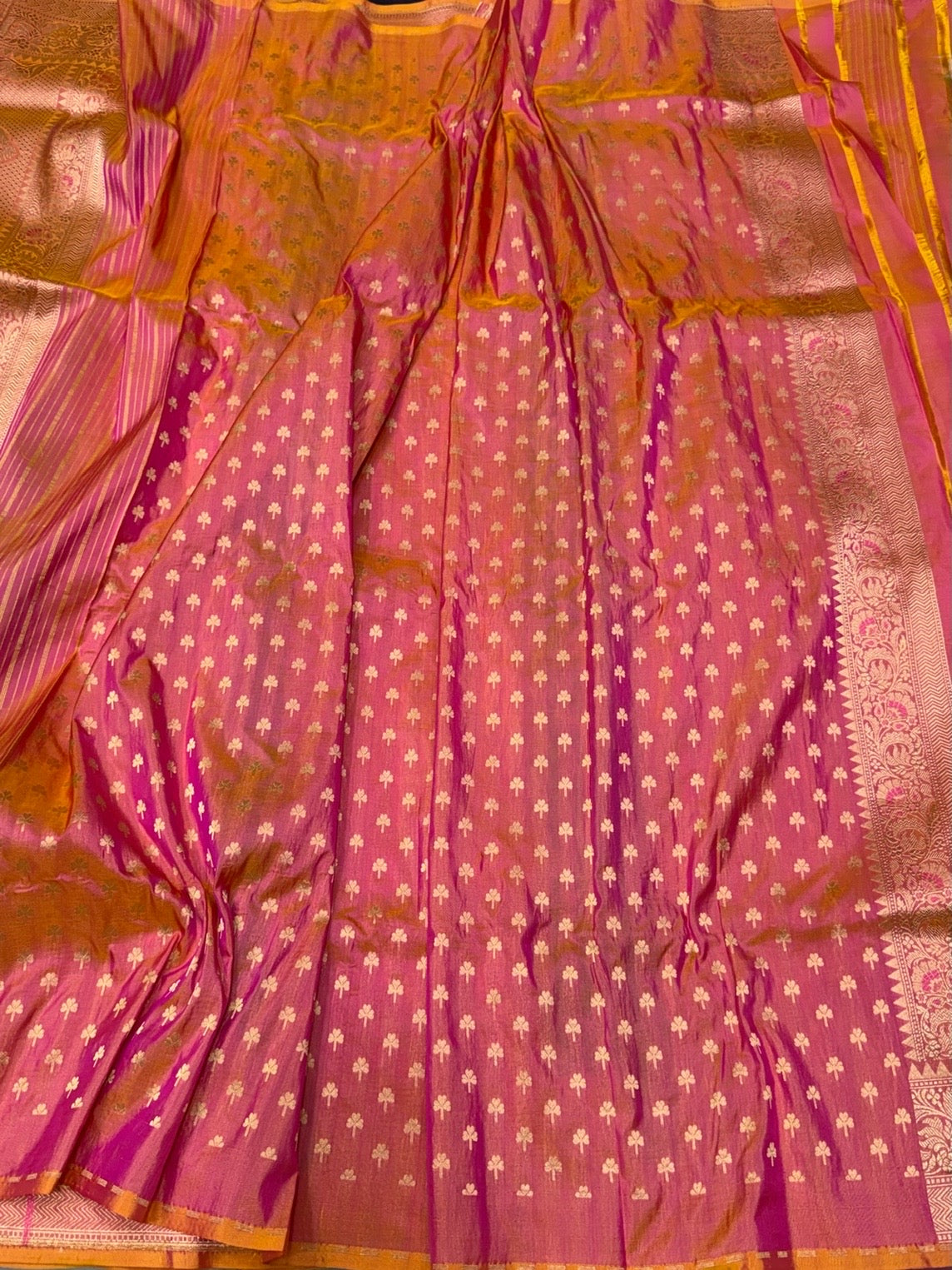 Banarasi Tilfi Minakari Pure Katan Silk Saree | Pure Silk | Minakari Work | Cutwork Technique | Banarasi Katan Silk Saree