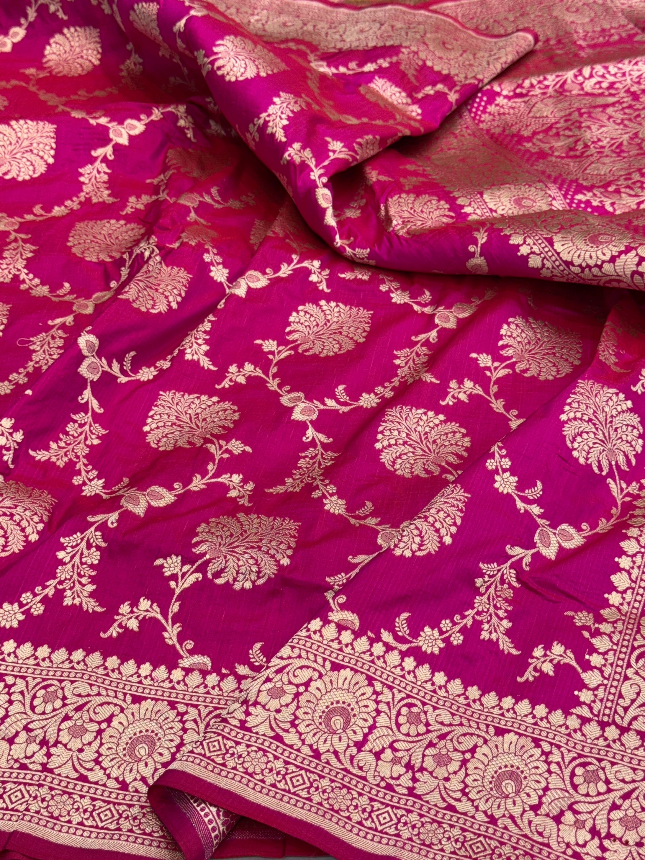Banarasi Pure Katan Silk Saree | Pure Silk | Cutwork Technique | Banarasi Katan Silk Saree