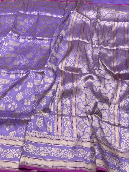 Banarasi Pure Katan Silk Saree | Pure Silk | Cutwork Technique | Banarasi Katan Silk Saree