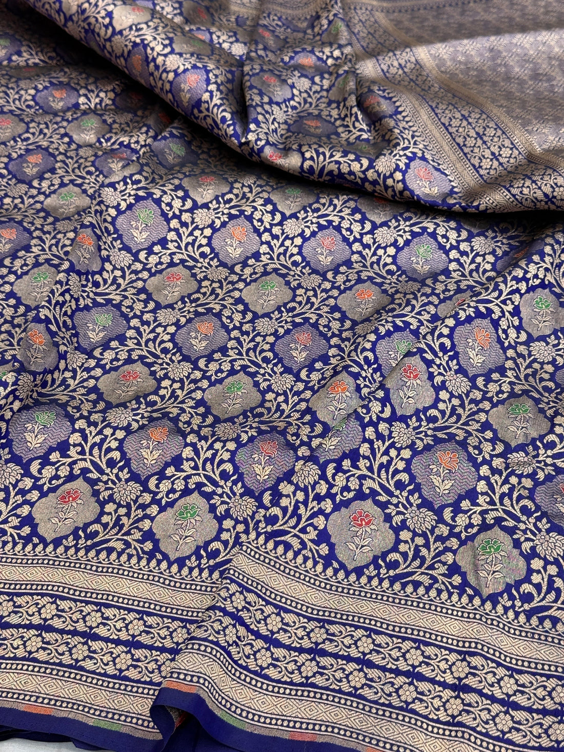 Banarasi Minakari Pure Silk Brocade Saree