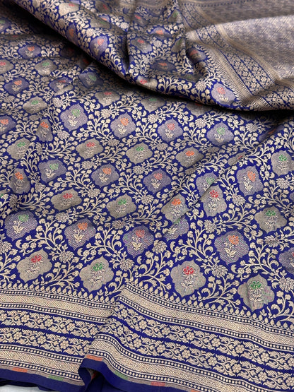 Banarasi Minakari Pure Silk Brocade Saree