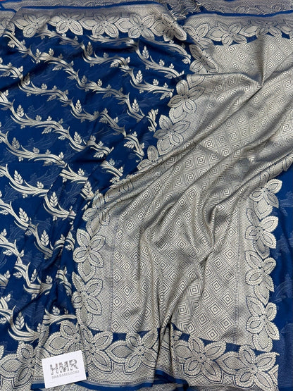 Banarasi Pure Chiffon Georgette Saree