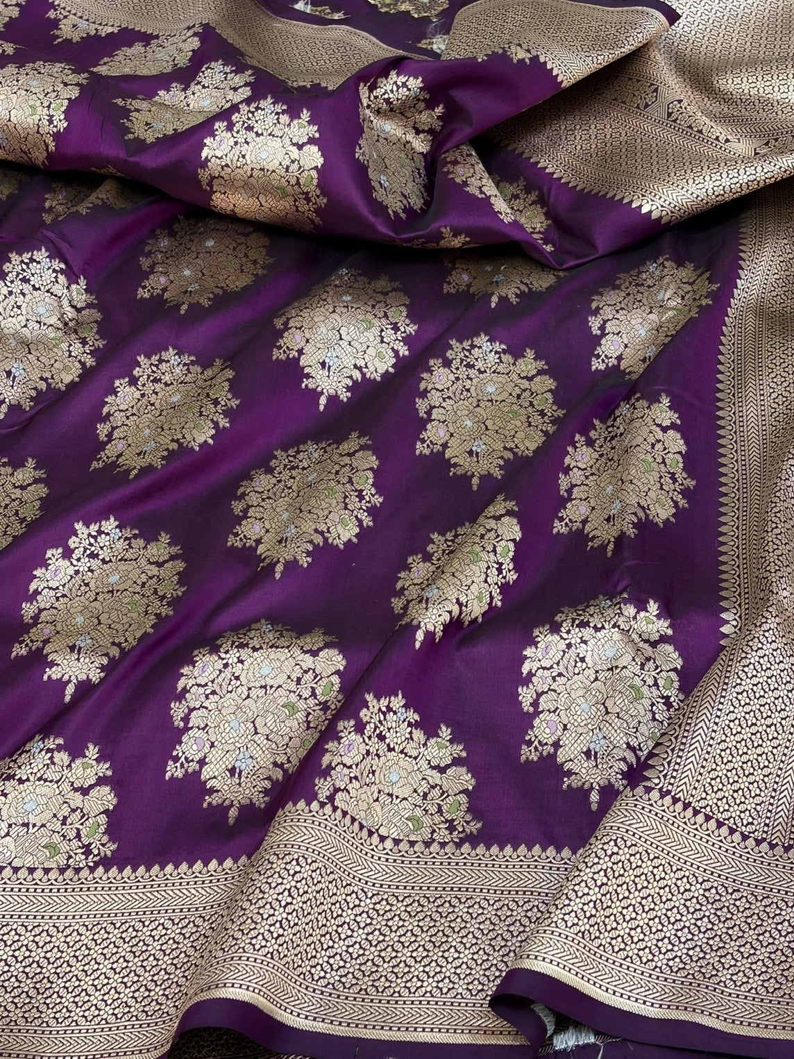 Banarasi Minakari Pure Katan Silk Saree