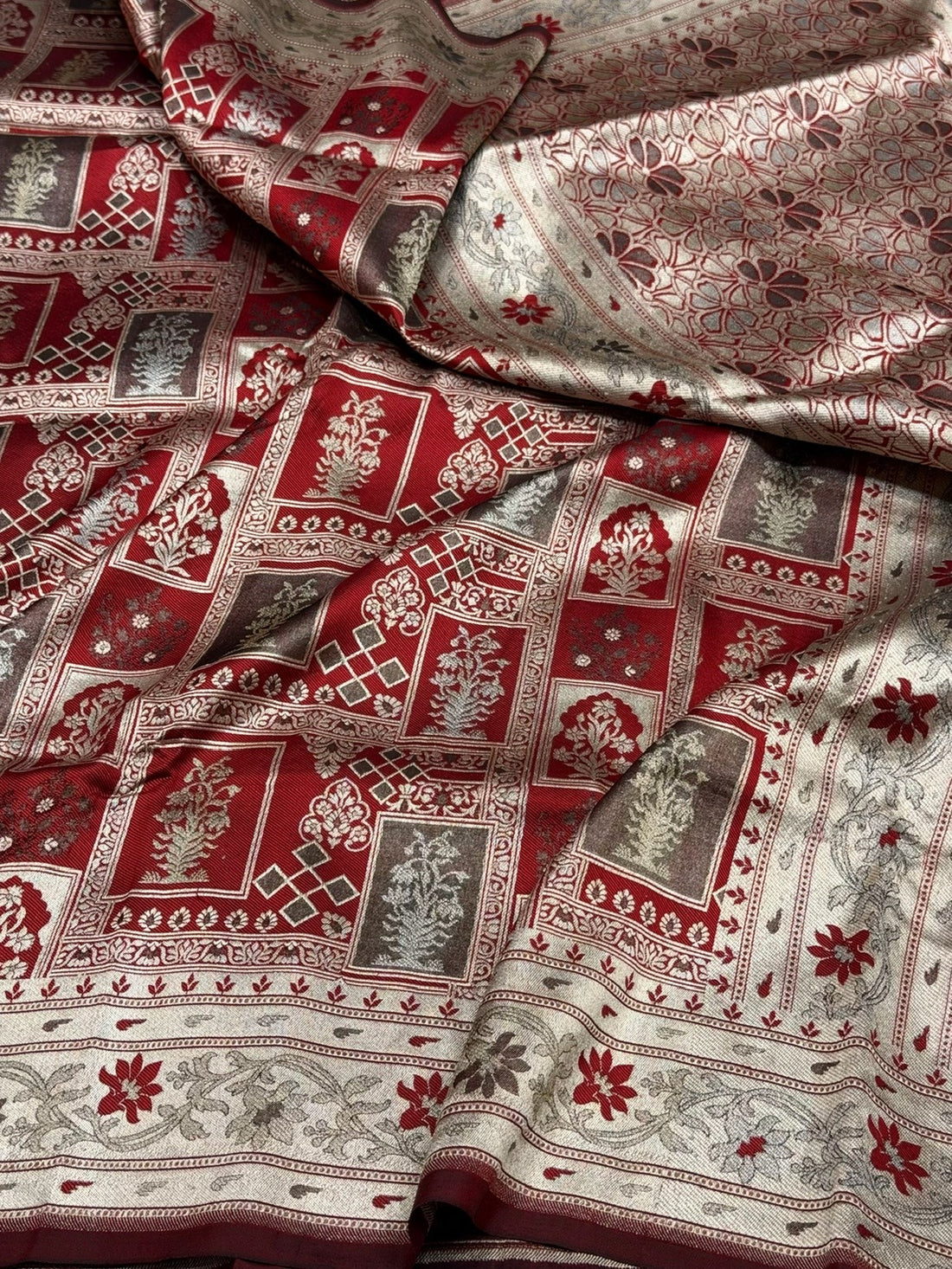 Multicolour Banarasi Pure Katan Silk Saree