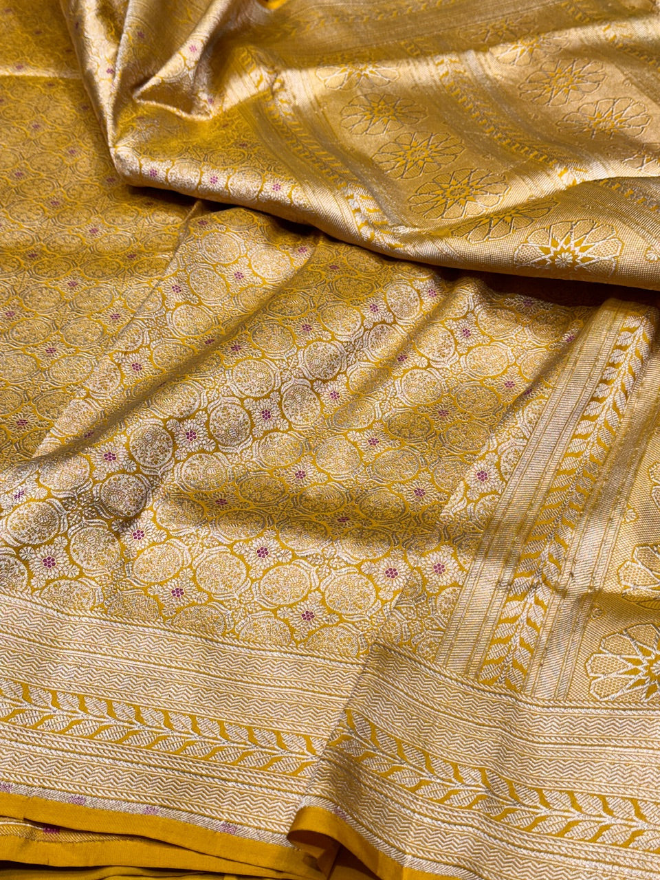 Banarasi Minakari Pure Silk Brocade Saree