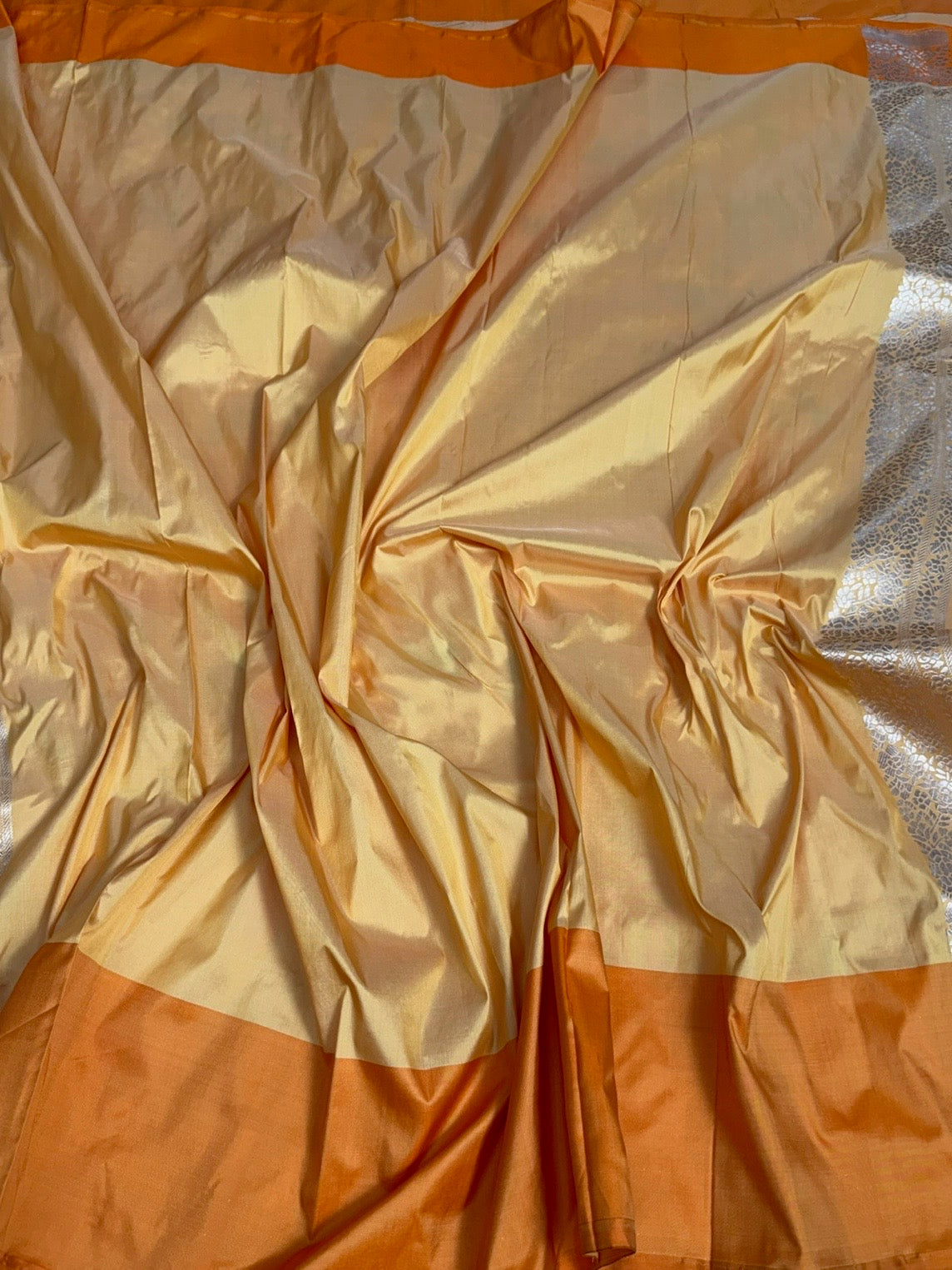 Pastel Yellow Handwoven Pure Silk Banarasi Saree