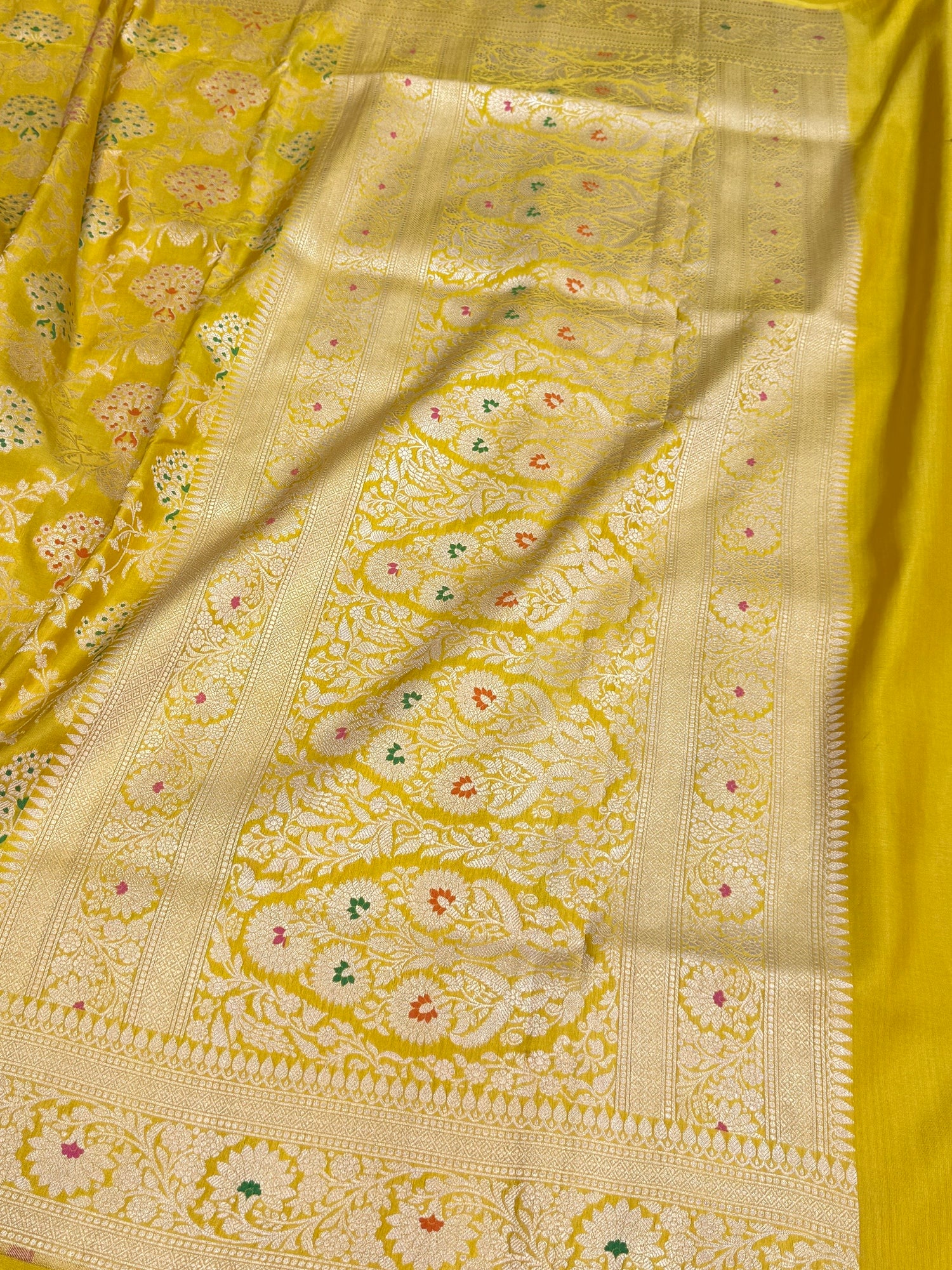Banarasi Minakari Pure Katan Silk Saree