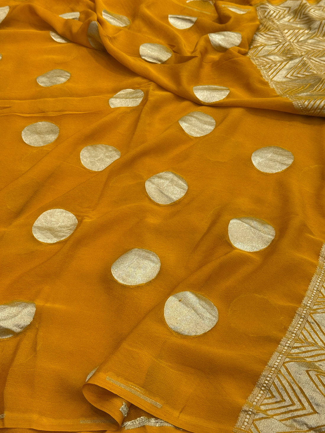 Banarasi Pure Chiffon Georgette Saree