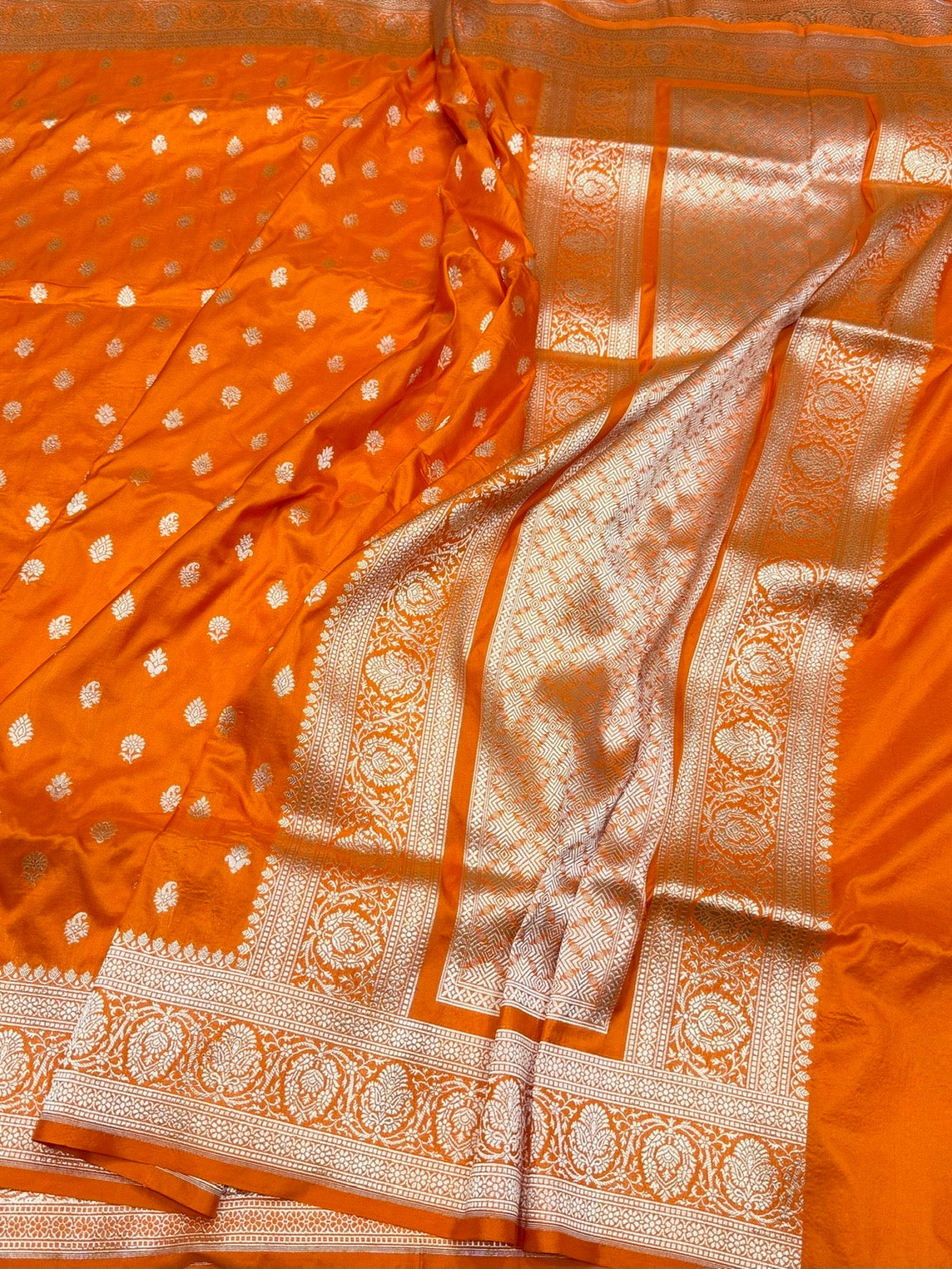 Banarasi Pure Katan Silk Saree | Pure Silk | Cutwork Technique | Banarasi Katan Silk Saree