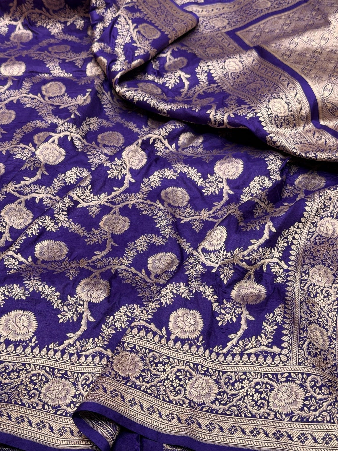 Banarasi Pure Katan Silk Saree | Pure Silk | Cutwork Technique | Banarasi Katan Silk Saree