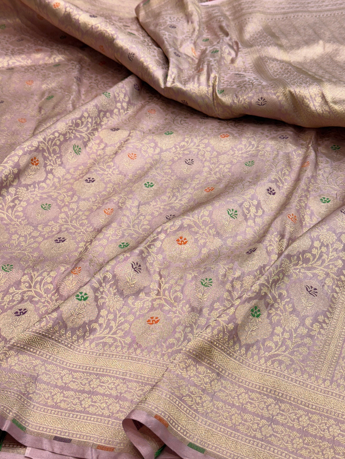 Banarasi Minakari Pure Silk Brocade Saree