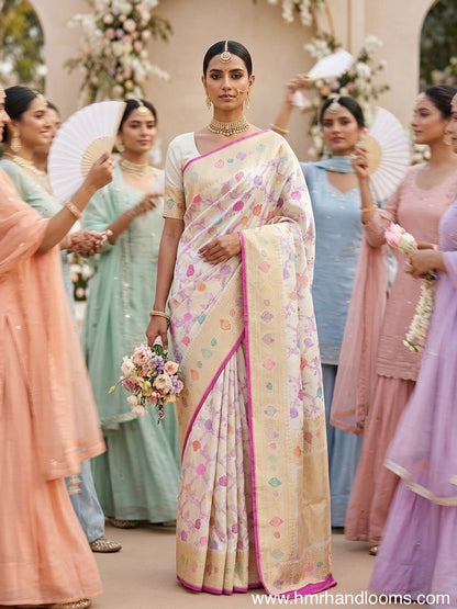 Handwoven Pure Banarasi Silk Saree