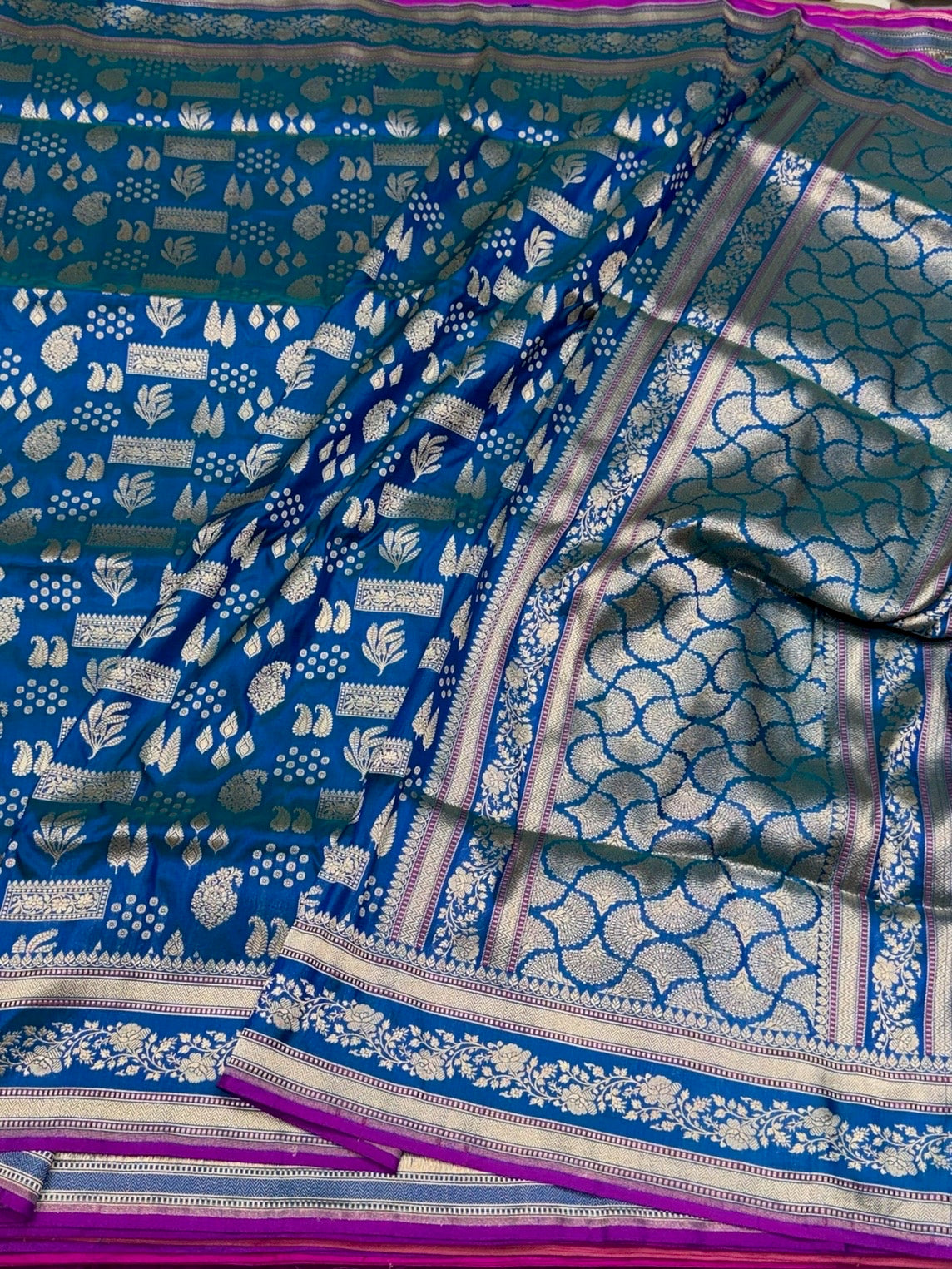 Banarasi Pure Katan Silk Saree | Pure Silk | Cutwork Technique | Banarasi Katan Silk Saree