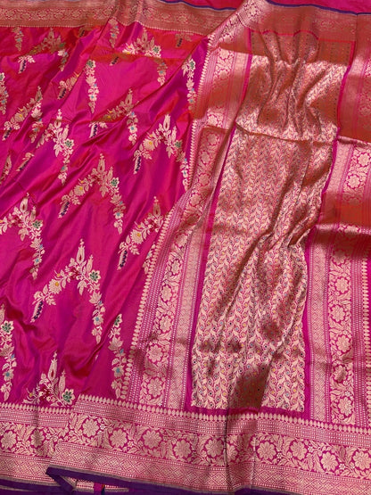 Handwoven Pure Banarasi Silk Saree