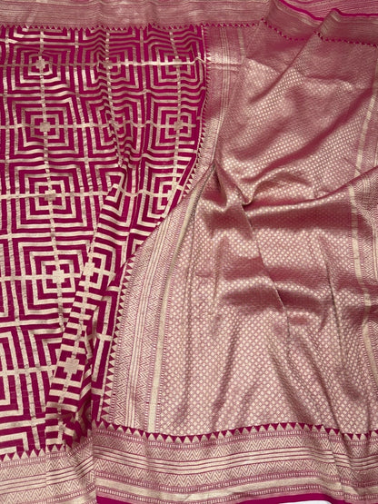 Banarasi Pure Chiffon Georgette Saree