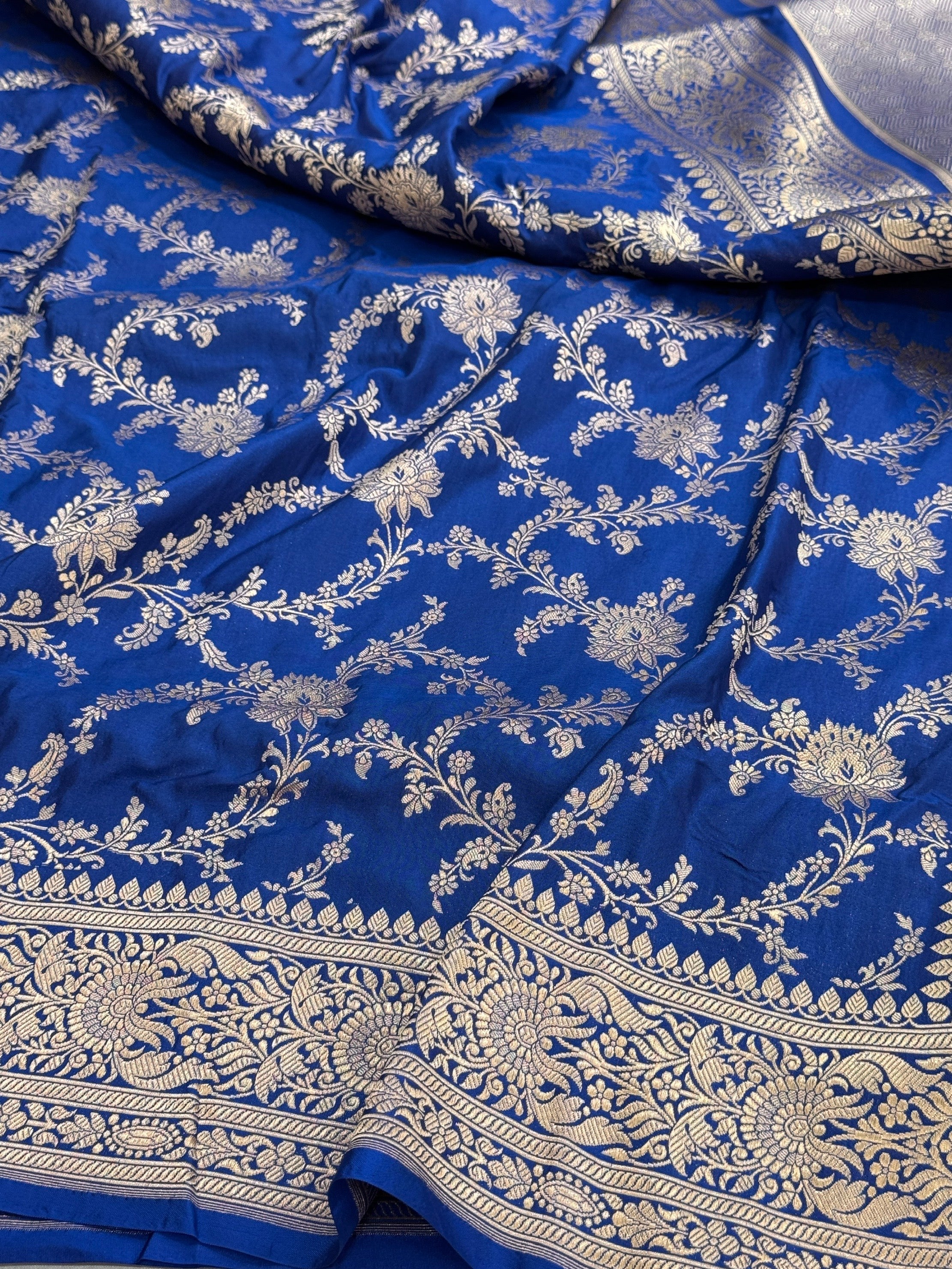 Banarasi Pure Katan Silk Saree | Pure Silk | Cutwork Technique | Banarasi Katan Silk Saree
