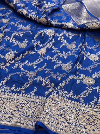 Banarasi Pure Katan Silk Saree | Pure Silk | Cutwork Technique | Banarasi Katan Silk Saree