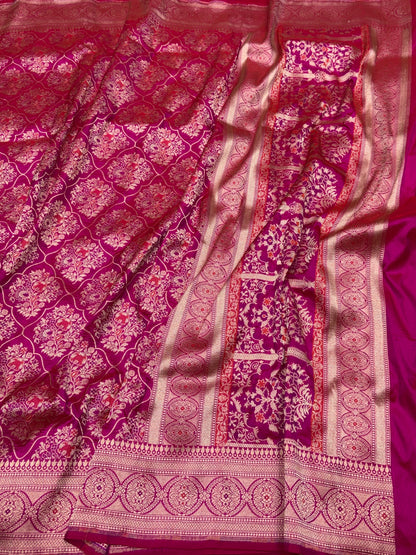 Banarasi Minakari Pure Katan Silk Saree