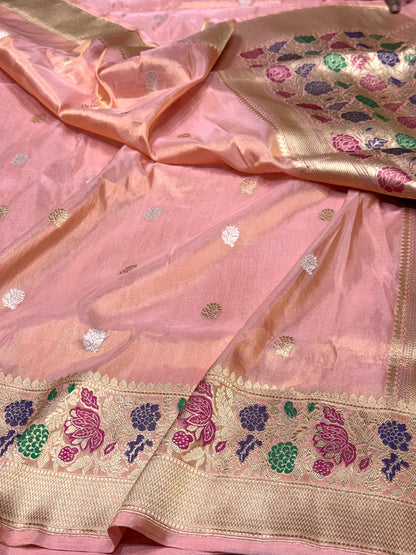 Handwoven Pure Banarasi Tissue Saree
