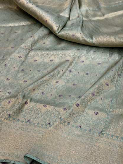 Banarasi Minakari Pure Silk Brocade Saree