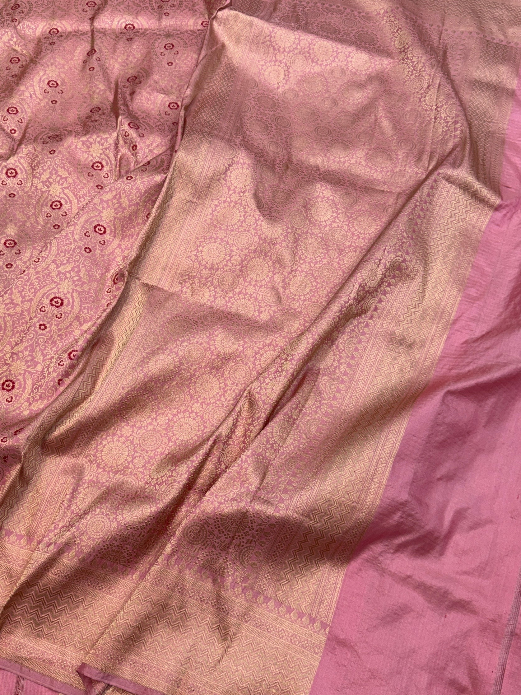 Banarasi Minakari Pure Katan Silk Brocade Saree – Rich Traditional Brocade Weave