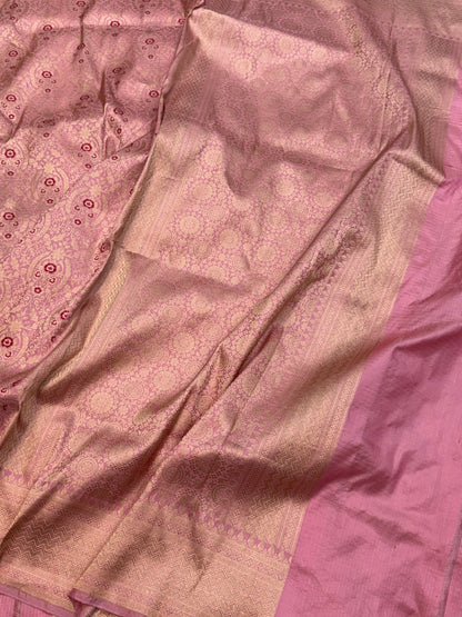 Banarasi Minakari Pure Katan Silk Brocade Saree – Rich Traditional Brocade Weave
