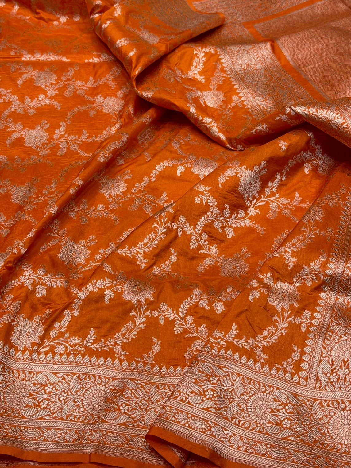 Banarasi Pure Katan Silk Saree | Pure Silk | Cutwork Technique | Banarasi Katan Silk Saree