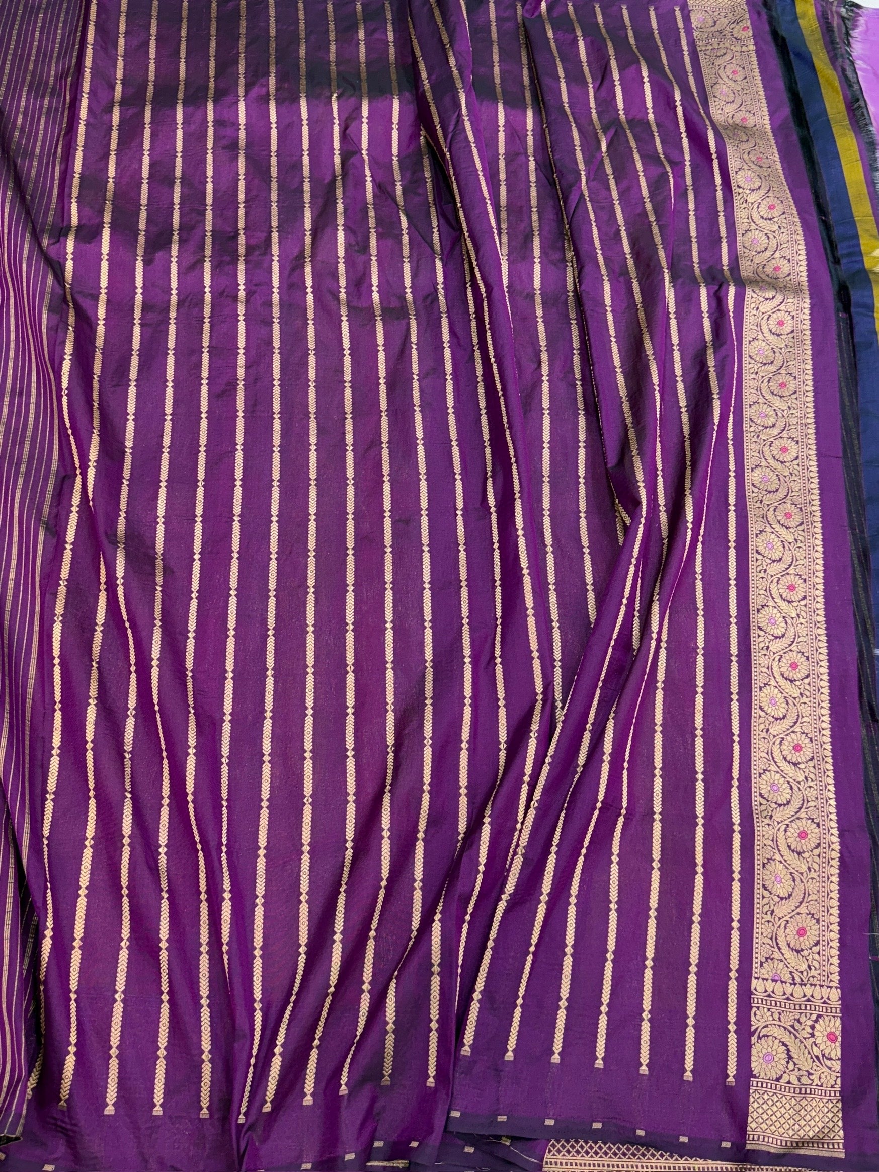 Banarasi Tilfi Minakari Pure Katan Silk Saree | Pure Silk | Minakari Work | Cutwork Technique | Banarasi Katan Silk Saree