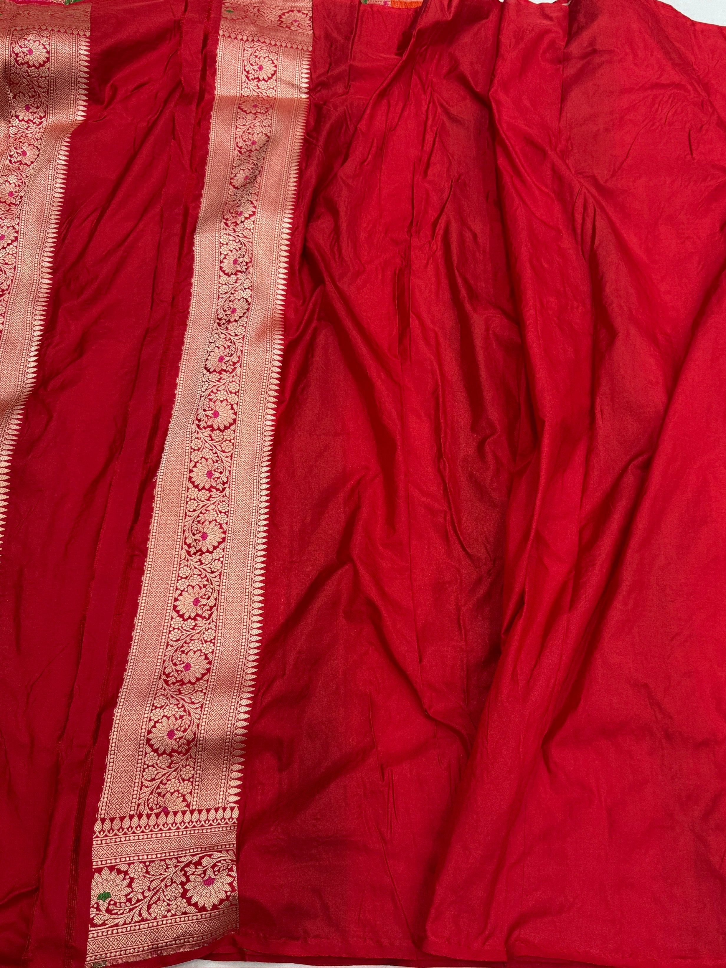 Banarasi Minakari Pure Katan Silk Saree