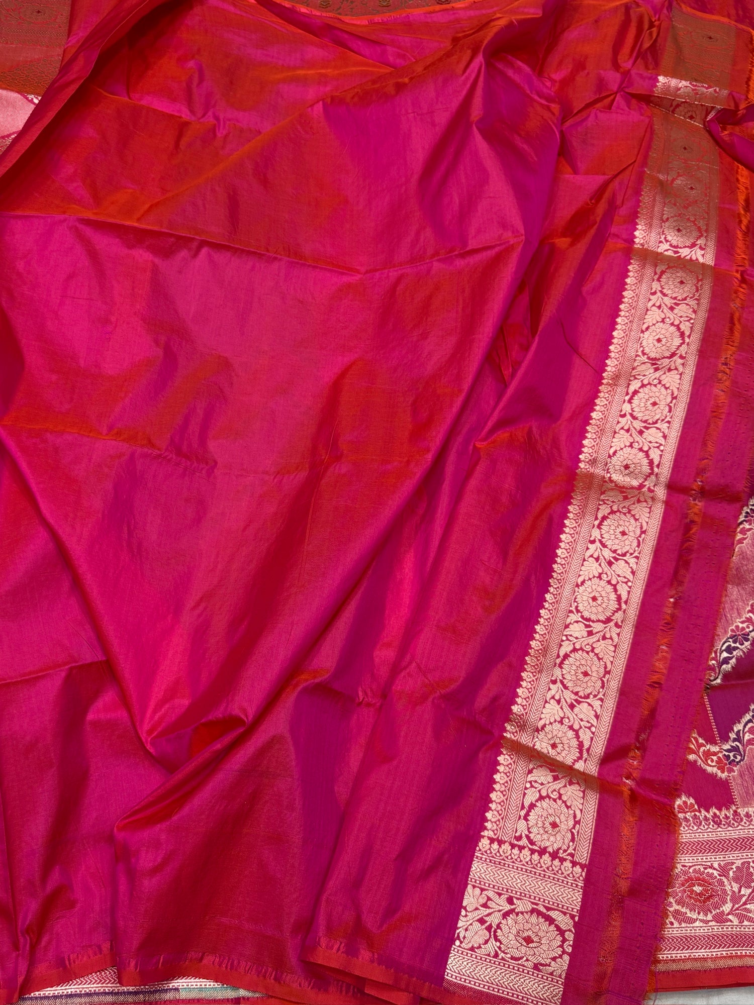 Multicolour Banarasi Pure Silk Saree